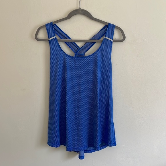 XL Blue Reflective Tank Top - Picture 1 of 7